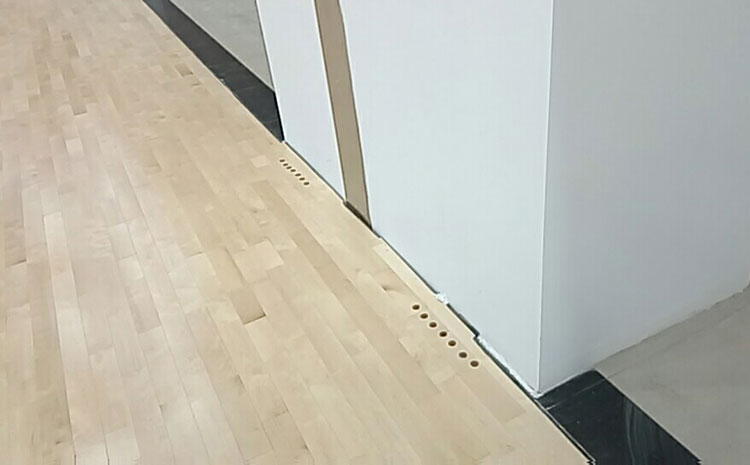 比賽場館體育木地板防潮
