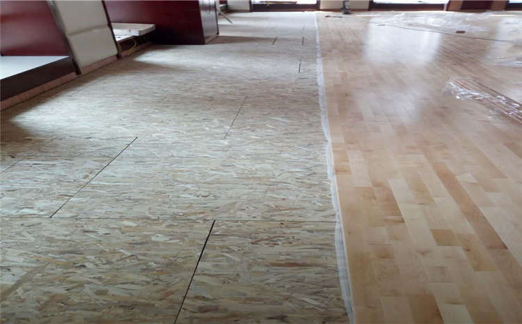 運動木地板施工